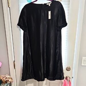 Nwt BANANA REPUBLIC SATIN DRESS WITH FRONT POCKETS
